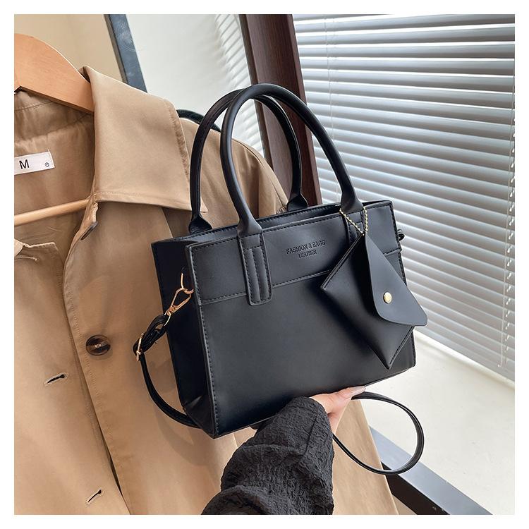 Simple Contrast Color Casual Commuting Large Capacity Fashion Design Crossbody Handbag Small Square Bag For Women