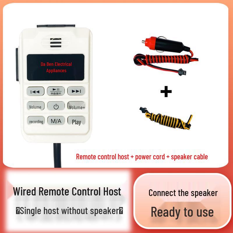 Smart Remote Control Car Roof Speaker with Ceiling Mount for Advertising and High-Pitch Sound Amplification