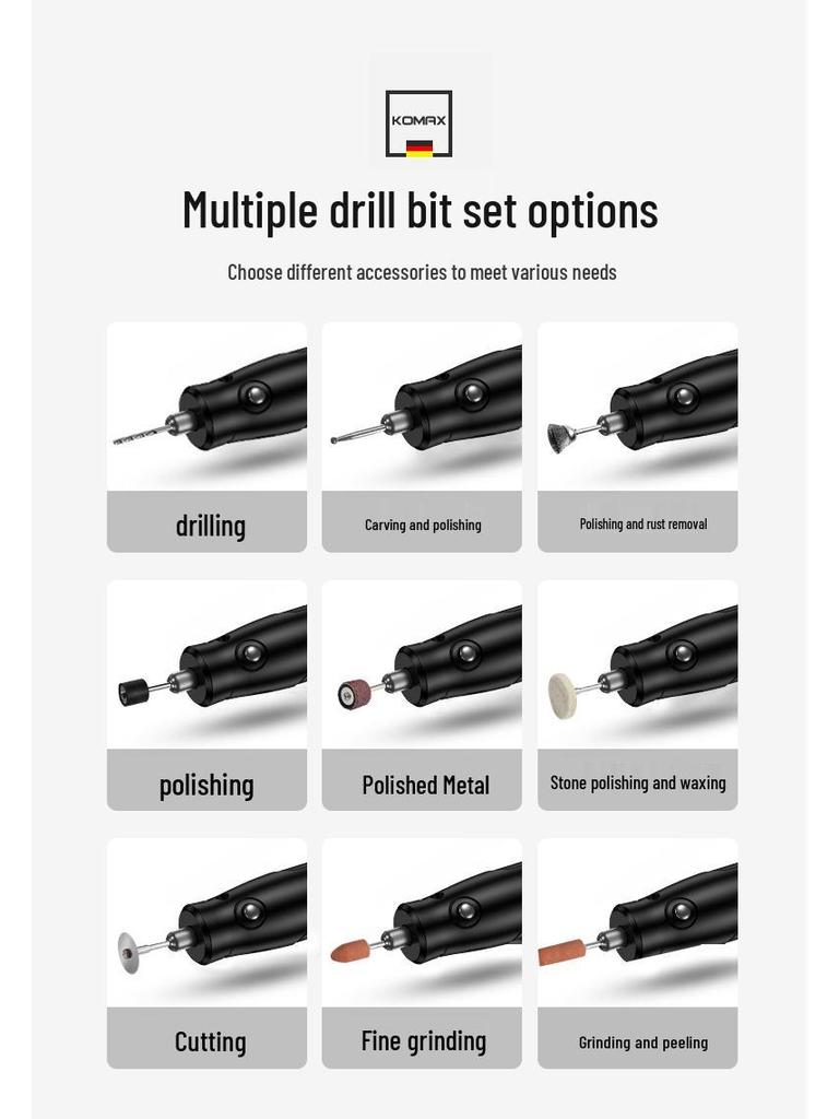 Handheld Electric Grinder for Jade Wood Carving: Polishing, Cutting, Engraving Tool