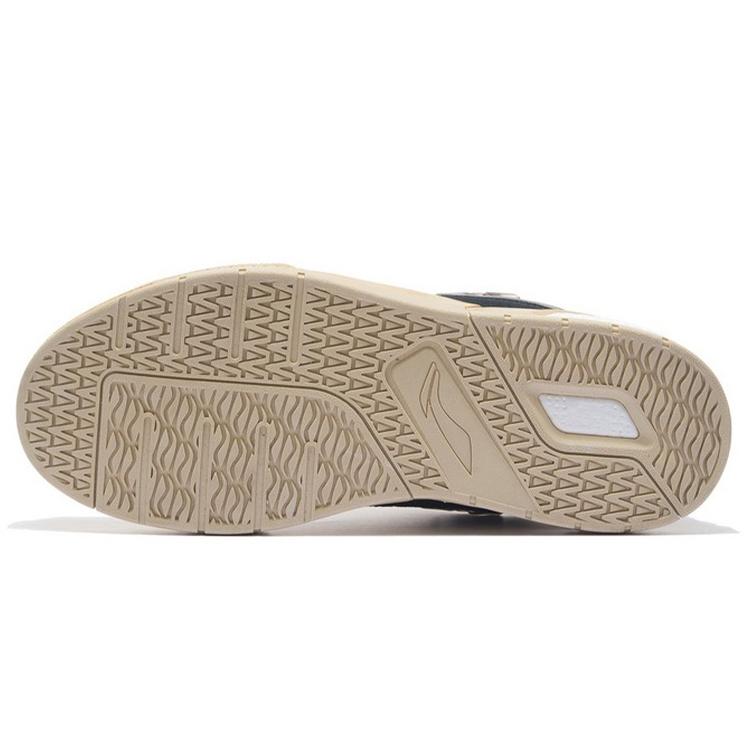 Li Ning Millennial Era TPU Abrasion Resistant Breathable Low top Skateboard Shoes Men's Black AZGS009-3