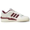 Adidas Forum Exhibit Low Off White Burgundy Unisex Sneakers Cream Collegiate-Burgundy Cream-White GW4358