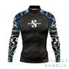 Mens Rash Guard Long Sleeve UPF 50 Sun Protection Swim Shirt Snorkeling Diving Surfing Water Sports