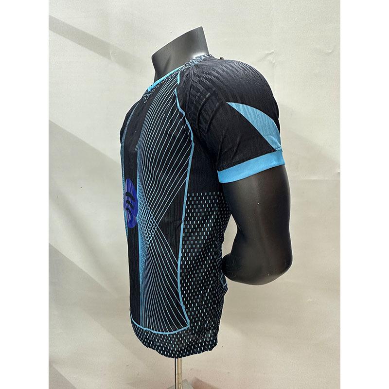 Barcelona World Cup '26 Special Edition Black & Light Blue Short-Sleeved Jersey