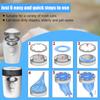 1/3pcs Genie Replacement Trash Bags Refill Bags Baby Diaper Garbage Bags Anti Tearing Waste Bags For Angel Care And Tommee Tippee