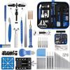 185pcs Watch Repair Kit Professional Watch Battery Replacement Tool Watch Link And Back Removal Tool Spring Bar Tools Set