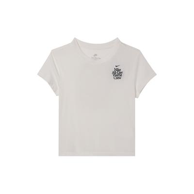 Sportswear Classic Versatile Smooth Comfortable Slim Natural Draped Round Neck Short Sleeve T-Shirt Women T-Shirts Sail HQ1196133