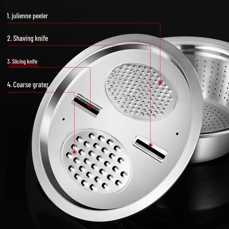 Shuangsheng 3-Piece Kitchen Grater & Drain Basin Set