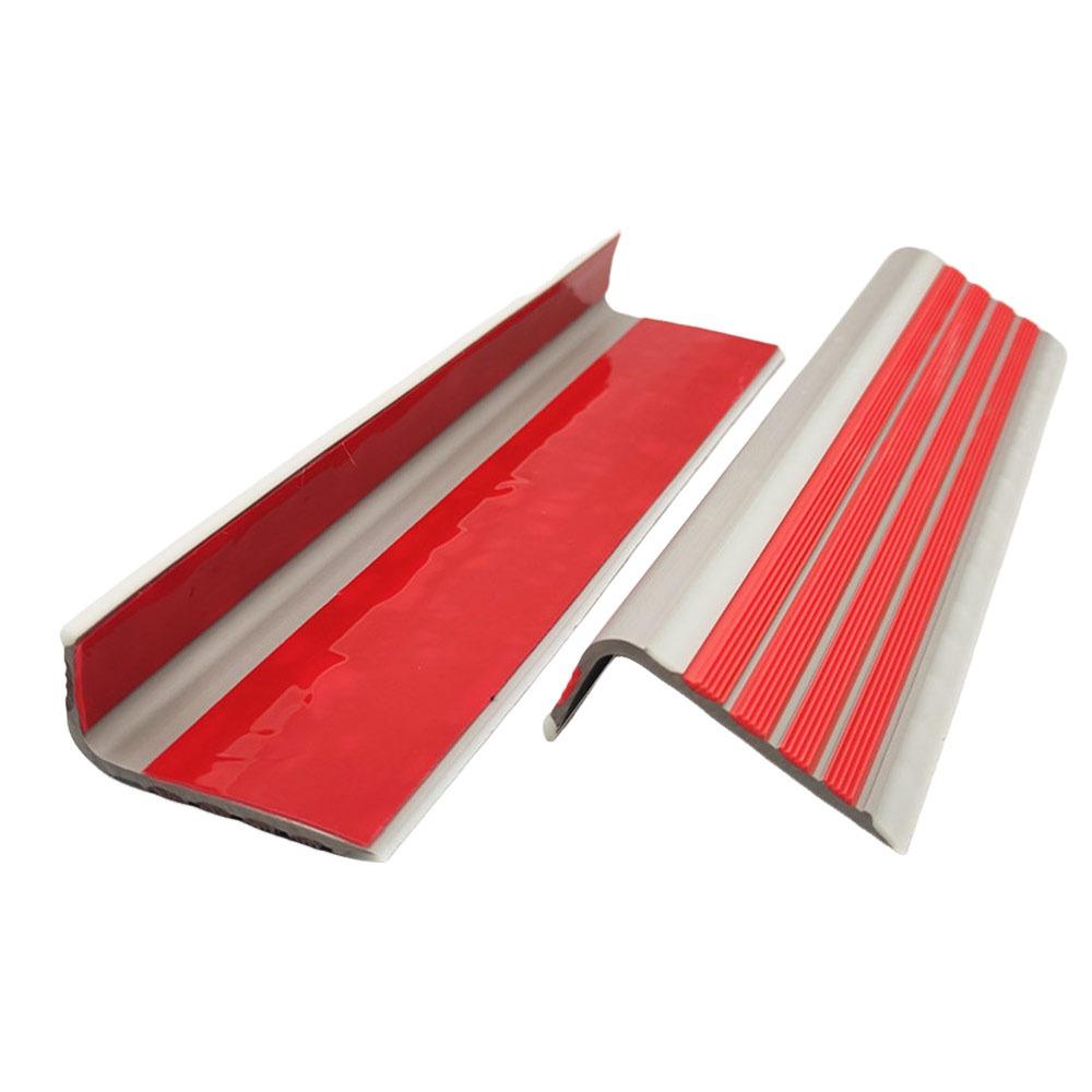 PVC Stair Treads Reflective Stair Edge Protector Staircases Anti Slip Strips  Indoor Outdoor