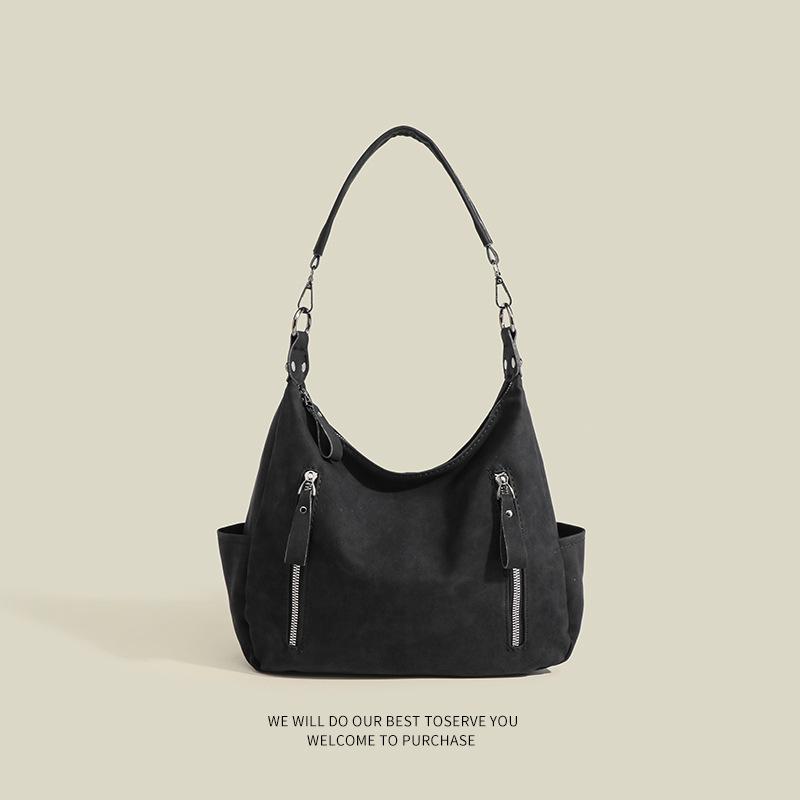 

Large Capacity Bag Women S Messenger Bag Textured Niche Class University Student Shoulder Bag Commuter Tote Bag чёрный