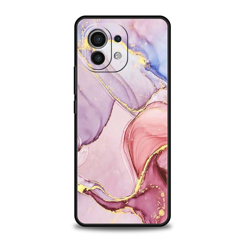 Phone Case For Xiaomi 13 12 11 Lite 12T 11T 10T 9T Mi Poco M4 M3 X4 X3 Pro F4 F3 GT 5G Cover Soft Shell Coque Marble Art Fashion