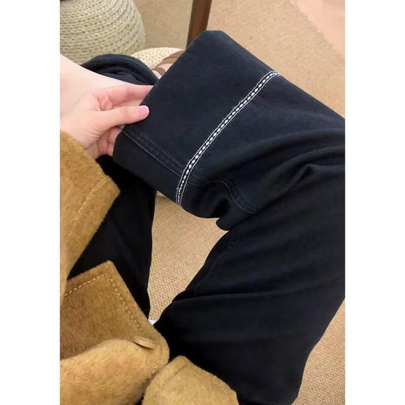 

Women s 2025 Spring High-Waist Aurora Wide-Leg Jeans L: Height 155-165CM (109-120 lbs)