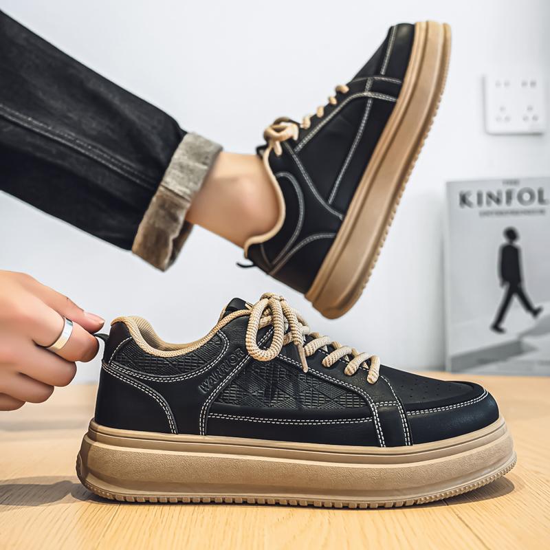 Warrior Stylish Minimalist Trendy Retro Daily Commuting Balance Support Durable Breathable Non-Slip Low-Top Skate Shoes Men sneaker WXP(WZ)-231404