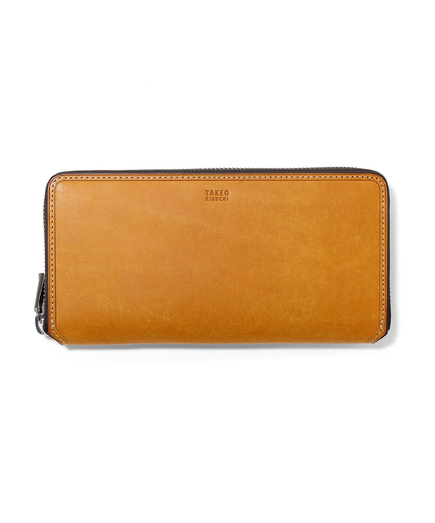 

Takeo Kikuchi Men s Margo II Zip-Around Long Wallet, Camel