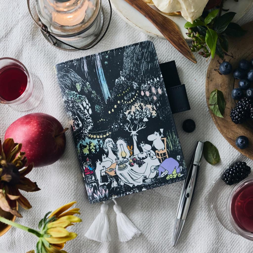 Hobonichi Techo Original (A6) Notizbuchhülle Moomin/Große Party Nacht