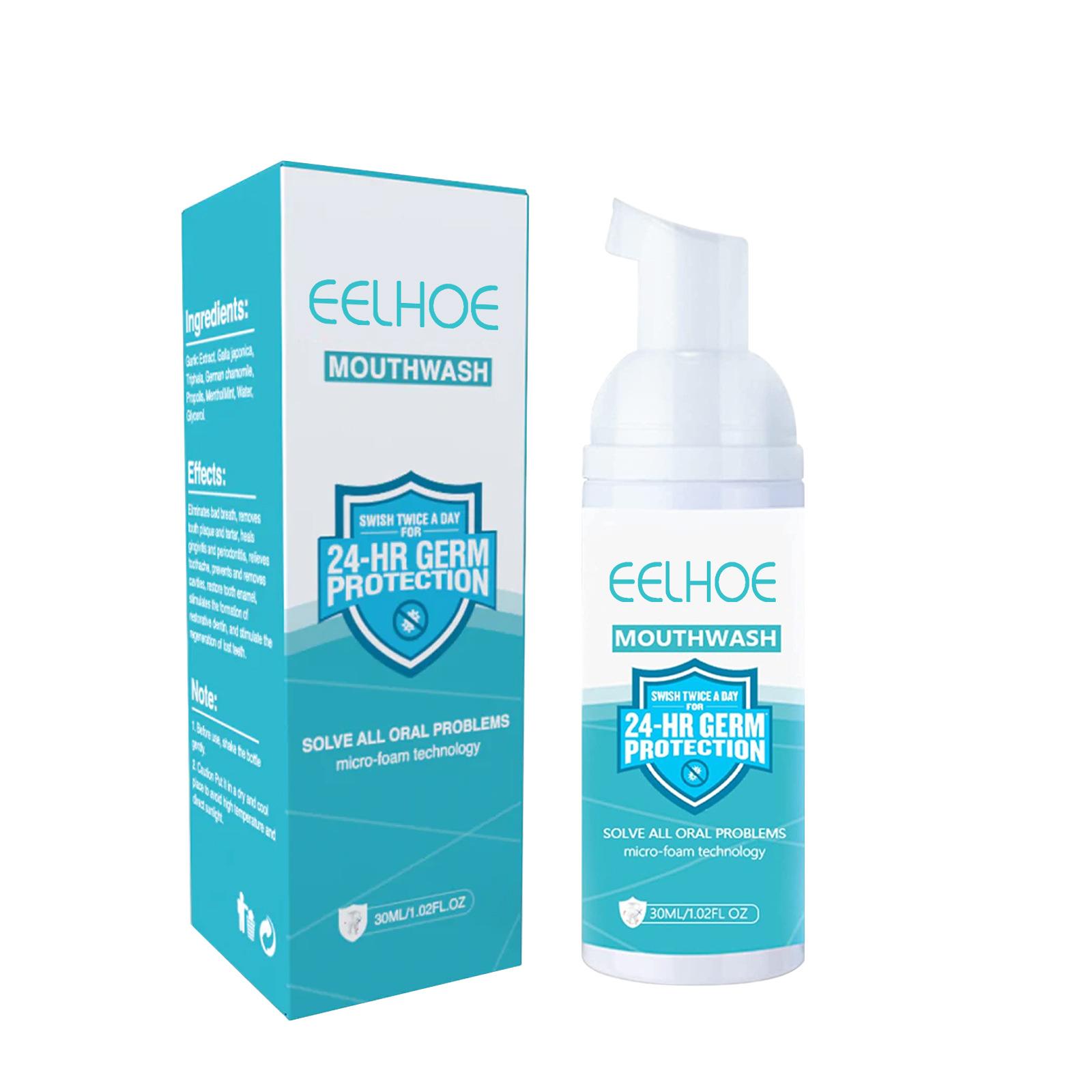 

EELHOE Мусс Зубная паста Отбеливание зубов Мусс Пена для глубокой очистки Зубная паста удаляет пятна Свежее дыхание Инструменты для ухода за зубами 30 мл 30ml