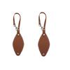 2PCS Portable Vintage Leather Bag Glove Holder Clip with Lanyard Hat Clip for Travel on Bags Outdoor Beach Women Accessories