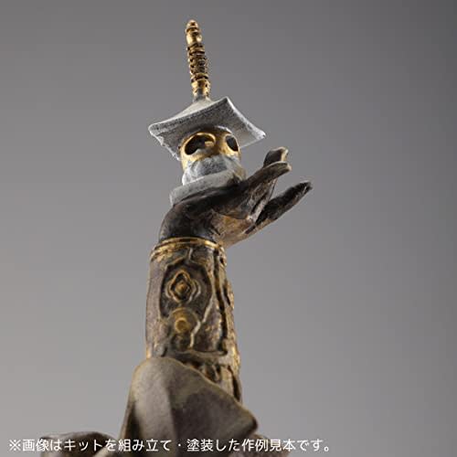 Kaiyodo Art PLA Four Heavenly Kings Statue, Tamonten, Approximately 160mm Tall, Non-Scale, Unpainted, Unassembled Plastic Model Kit AP009