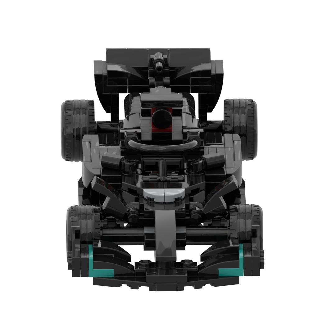 271Pcs Building Blocks Racing Black Car Formula W15 Model Creative Building Block Sports Car Boy Birthday Gift Adults