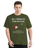 All I Need Is This Guitar Cool T-Shirt Unisex Tops Tees Casual Oversized T Shirt Streetwear O-