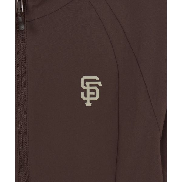 MLB San Francisco Giants FW/AW26 Stand Collar Solid Color Waist Cinching Sports Hoodie Women hoodies 3FWJB7164-14BRD