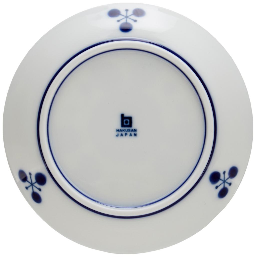 Hakusan Porcelain Plate Blue Bloom Bouquet S 11cm Hasami Ware Made in Japan Approx.