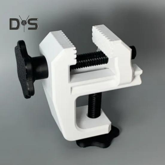 3D-gedruckter Mini-Schraubstock, um 360 Grad drehbare Werkbankklemme für Modellbau-Hobbyisten, Installation ohne Bohren, Kabel-Organizer zur Kantenmontage