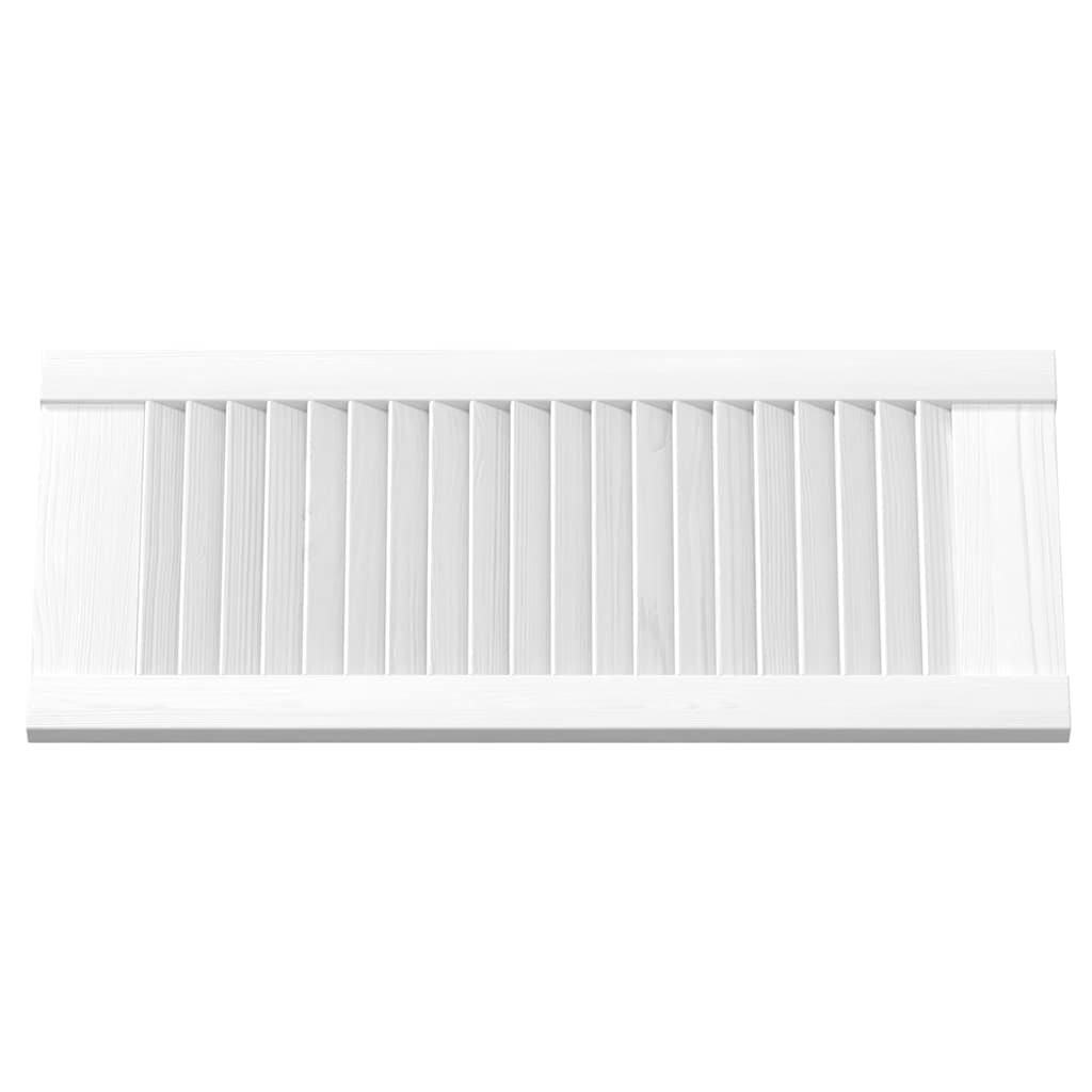 Slatted Design Cabinet Door White 61.5 X 29.5 Cm