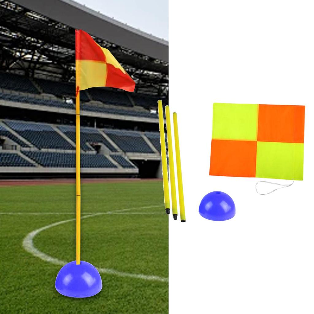 Soccer Corner Flag Soccer Agility Poles Playing Field Equipment for Soccer