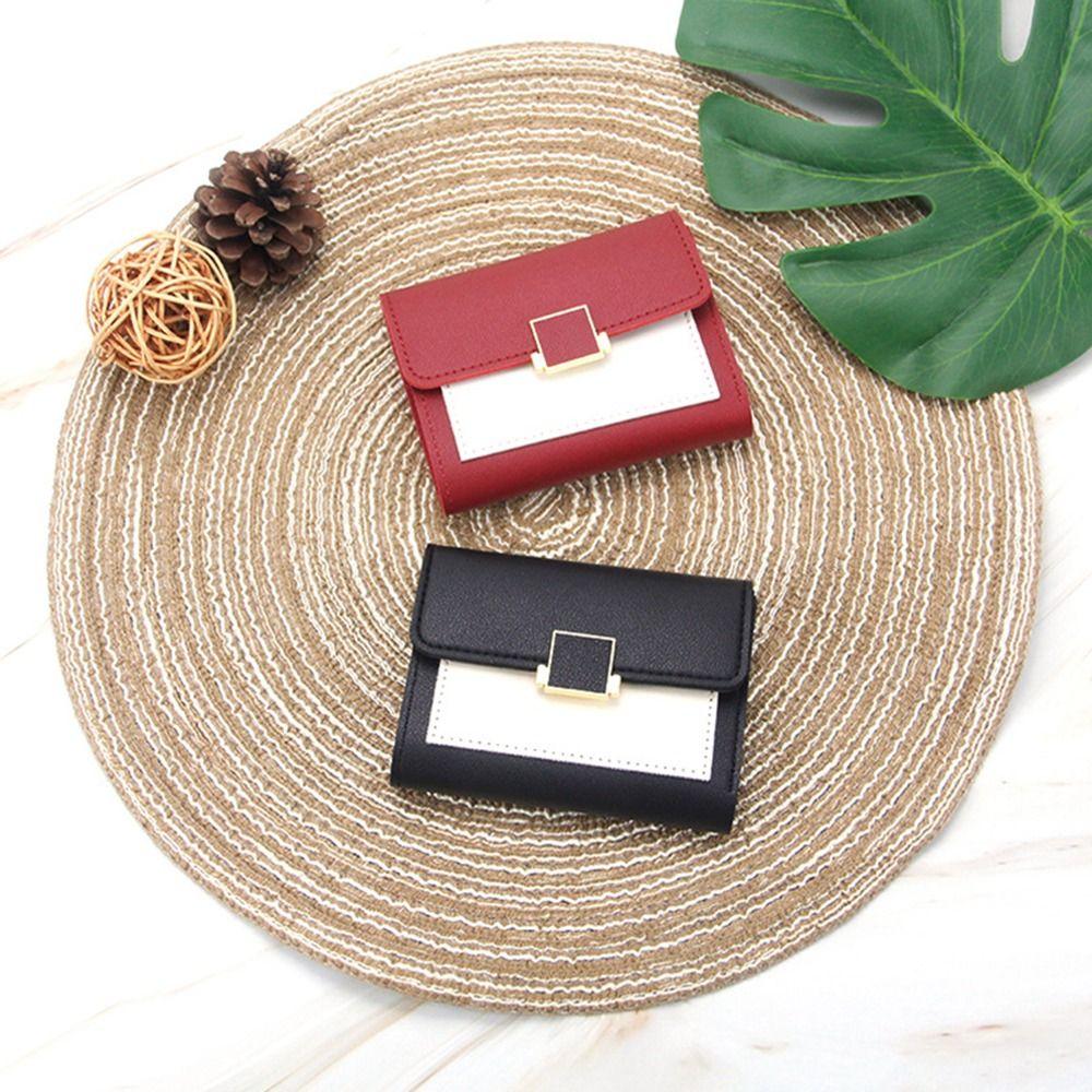 

Multi-card Slot Coin Purse Short Card Holder Fashion Card Bag Women