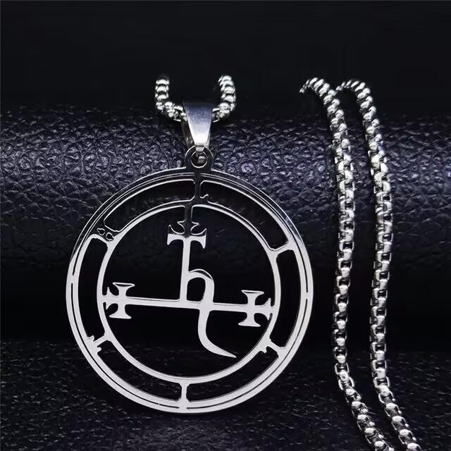 

Unisex Stainless Steel Pendant Necklace Chain Durable Jewelry Accessory For Sweaters And Outfits