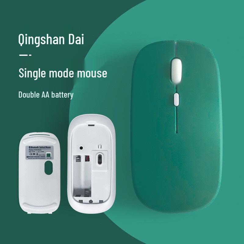 Macaron Color Dual-Mode Wireless Bluetooth Mouse for Silent Use with iPad, Phone, or Laptop