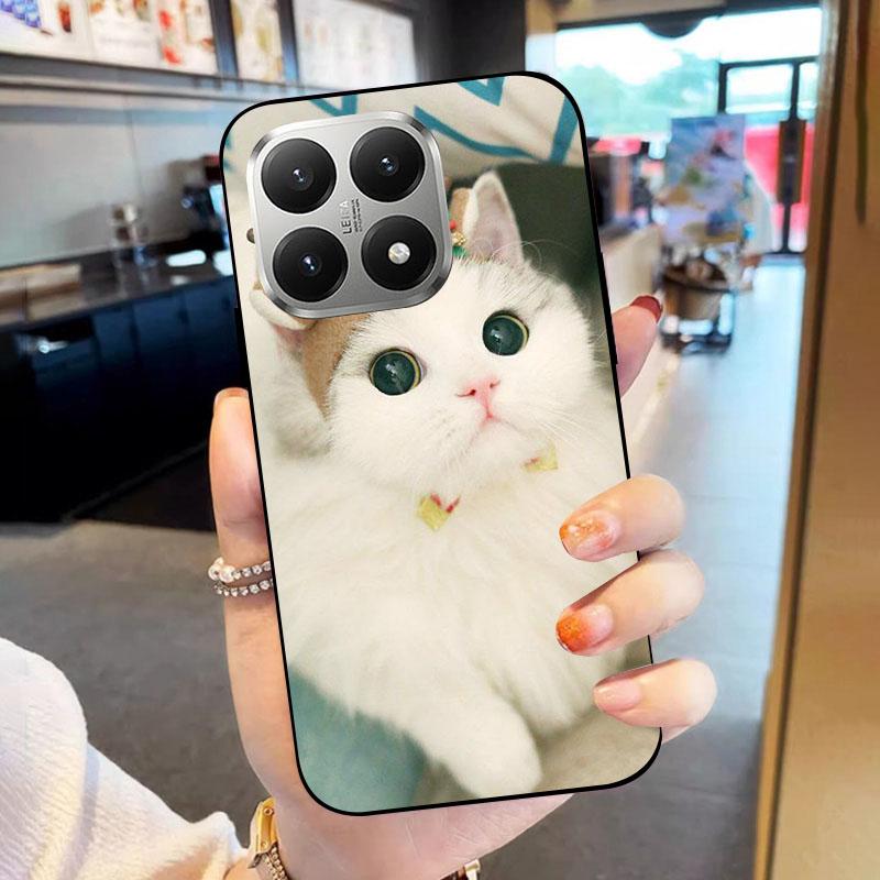 Soft Case For Xiaomi 15T 15 T Fundas Black TPU Silicone Back Cover For Xiaomi15T Phone Case Shockproof Protective Cartoon Coque