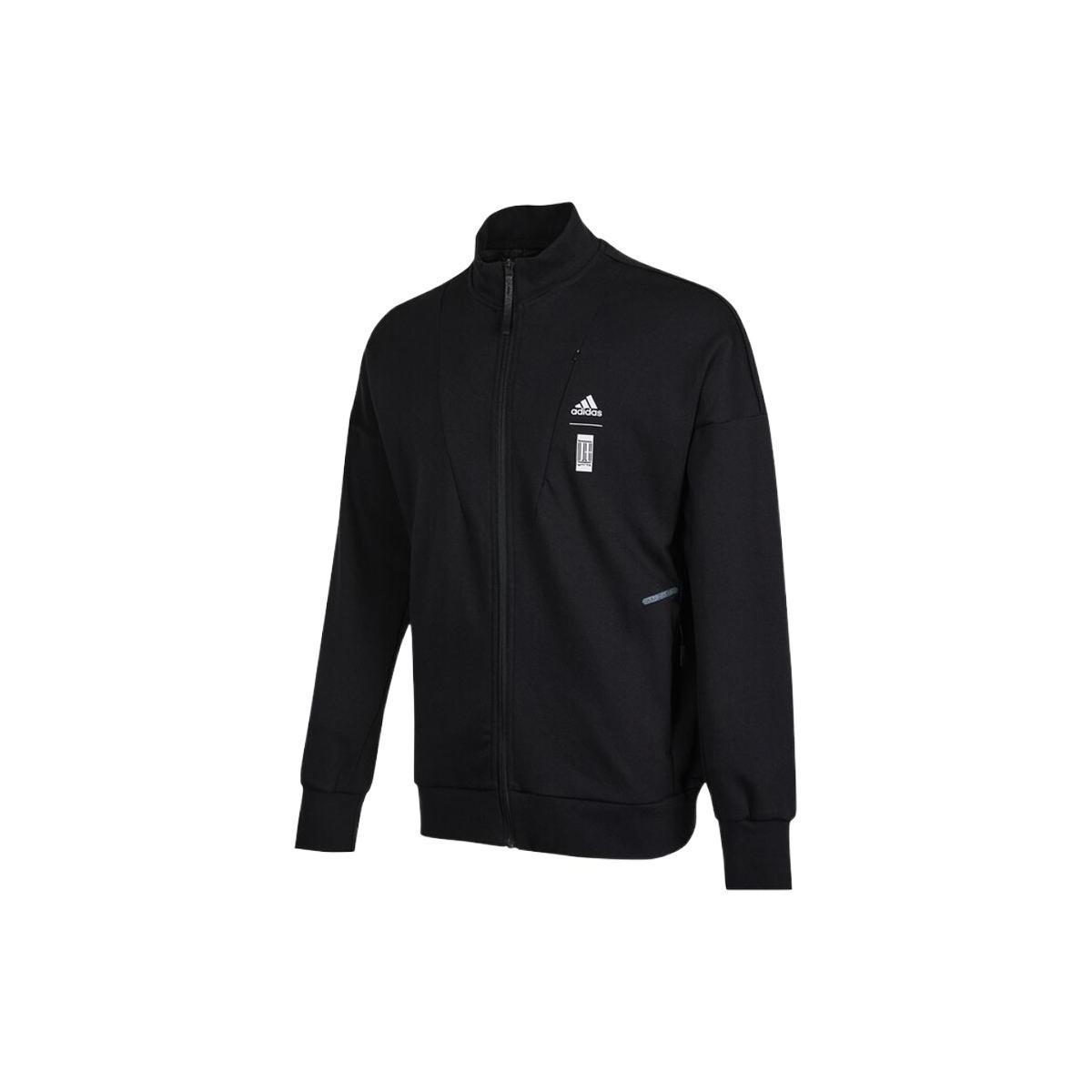 Men s adidas Martial Arts Series Stand Collar Sports Jacket Black HE5120 S