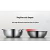 Stainless Steel Basin, Large/Extra-Large: Ideal for Washing Vegetables, Mixing Dough, or Bathing.
