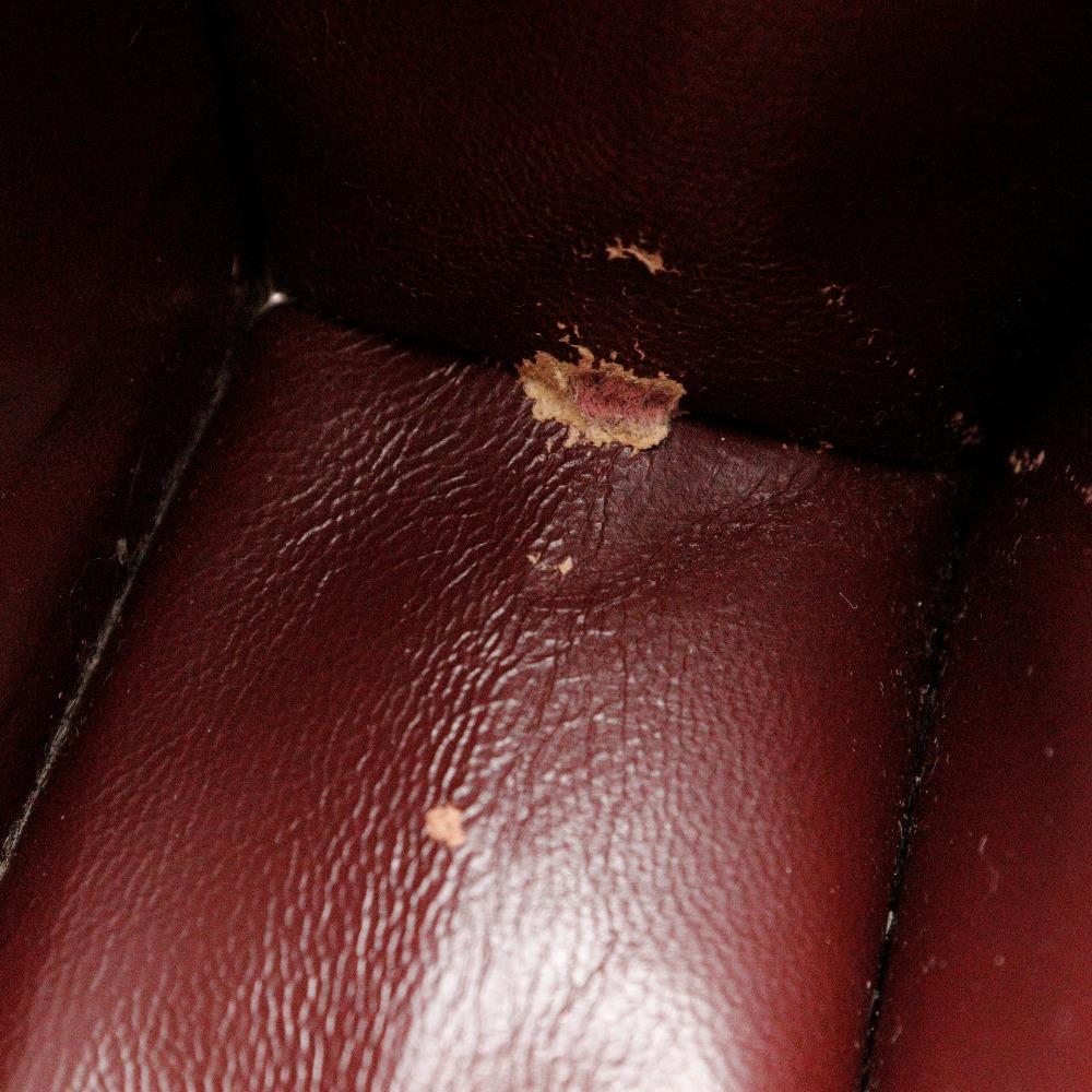 Cartier Must Line Umhängetasche Bordeaux Kalbsleder Damen Gebraucht