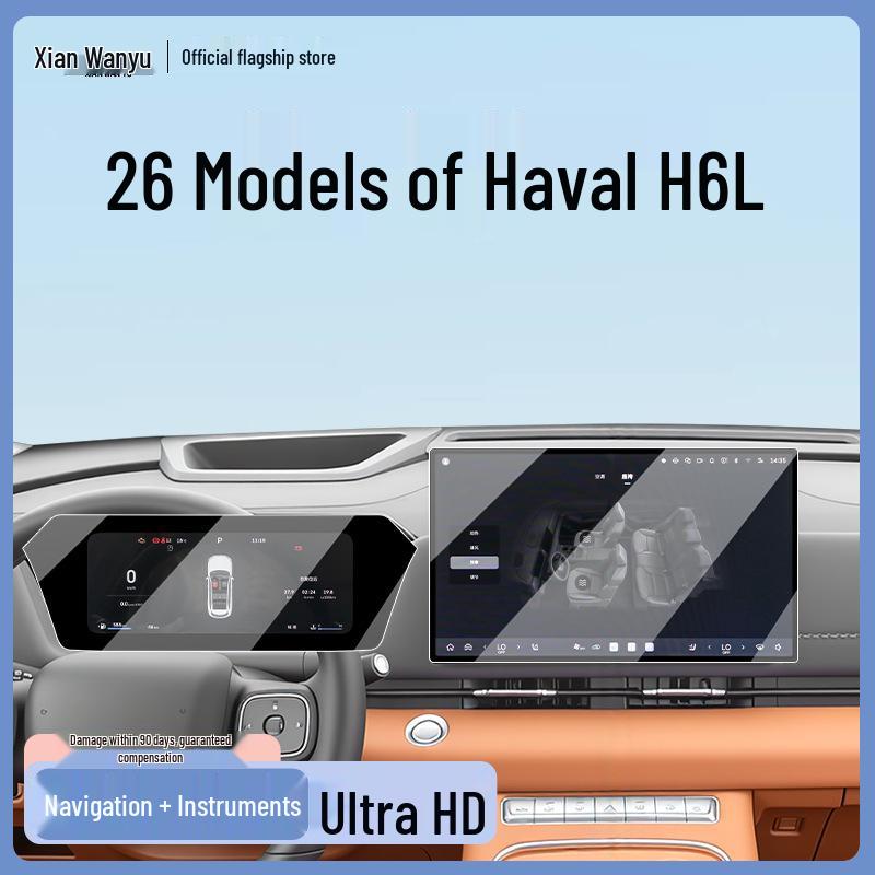 Screen Protector for 26 Great Wall Haval H6L Models & Interior Decor Items for Haval Cars