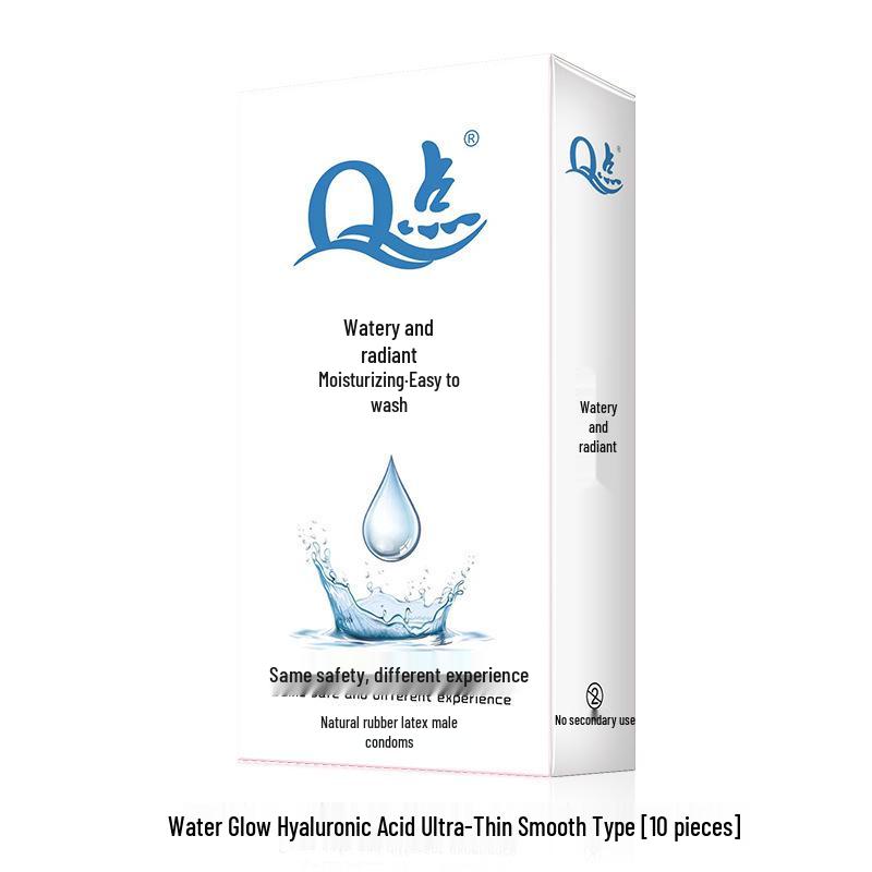 Q Point Thorn Set: Erotic Couples' Condoms with Large Particles, 2pcs/pack