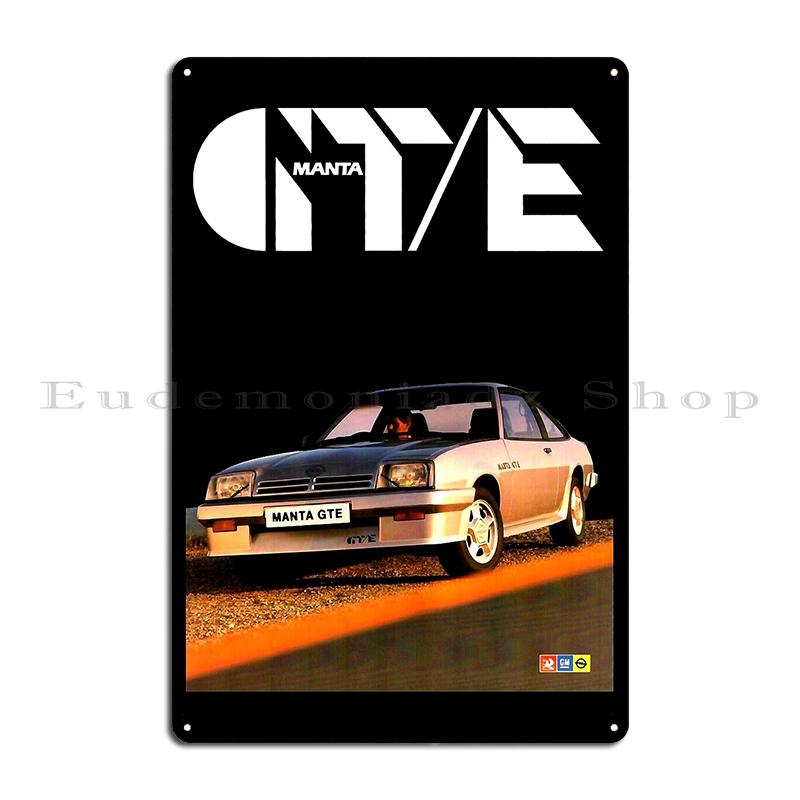 

Guy Colsoul rallysport Mighty Manta 1984 Opel Manta 400 B ADVERT Classic vehicle Metal Designing Wall Mural Tin Sign Poster 20x30cm