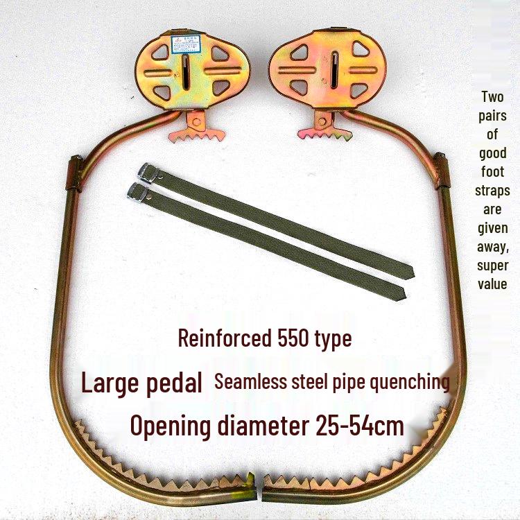 Baumkletter-Fußspitzen - Langlebige Eisen-Schuhe & Haken für Stangen