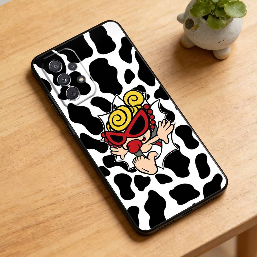 H-Hysteric M-Mini Phone Case For Samsung Galaxy A73,21,22,32,71,53,52,51,80,5G Soft Black Cover