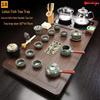 Automatic Tea Tray with Integrated Kettle & Tea Set