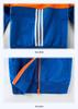 2024 Spring/Autumn Korean-Style Color Block Tracksuit for Boys - Medium/Large Two-Piece Jacket Set
