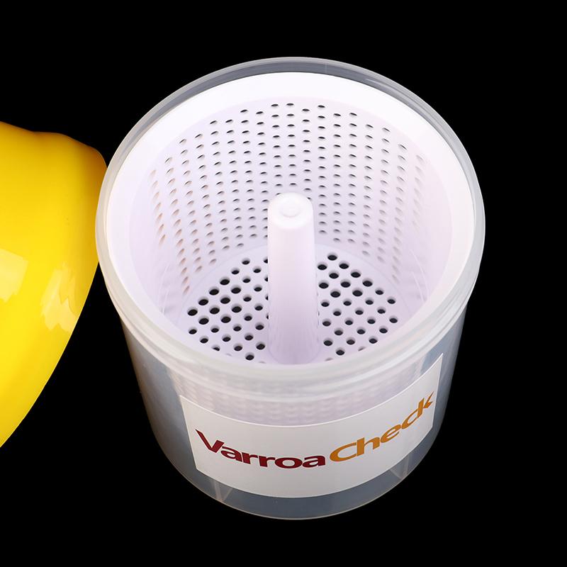 Botella de prueba de ácaros Varroa, colmena de apicultura, herramientas para comprobar ácaros, 1 ud.