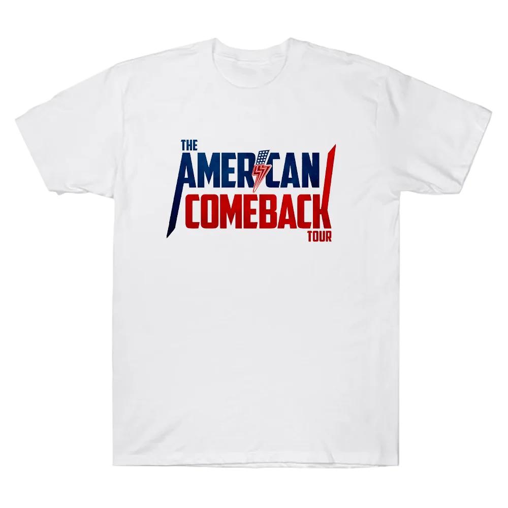 America Comeback Tour T Shirts Charlie Kirk Freedom Tees Woman Man High Quality Cotton Streetwear Short Sleeve Crewneck Clothes
