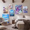 Anime P-project S-sekai Movie Sticky Posters Retro Kraft Paper Sticker DIY Room Bar Cafe Aesthetic Art Wall Painting