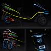 8M/Roll Bike Safety Motorcycle Helmet Reflector Tape DIY Car Scooter Accessory PVC Reflective Glow Stickers