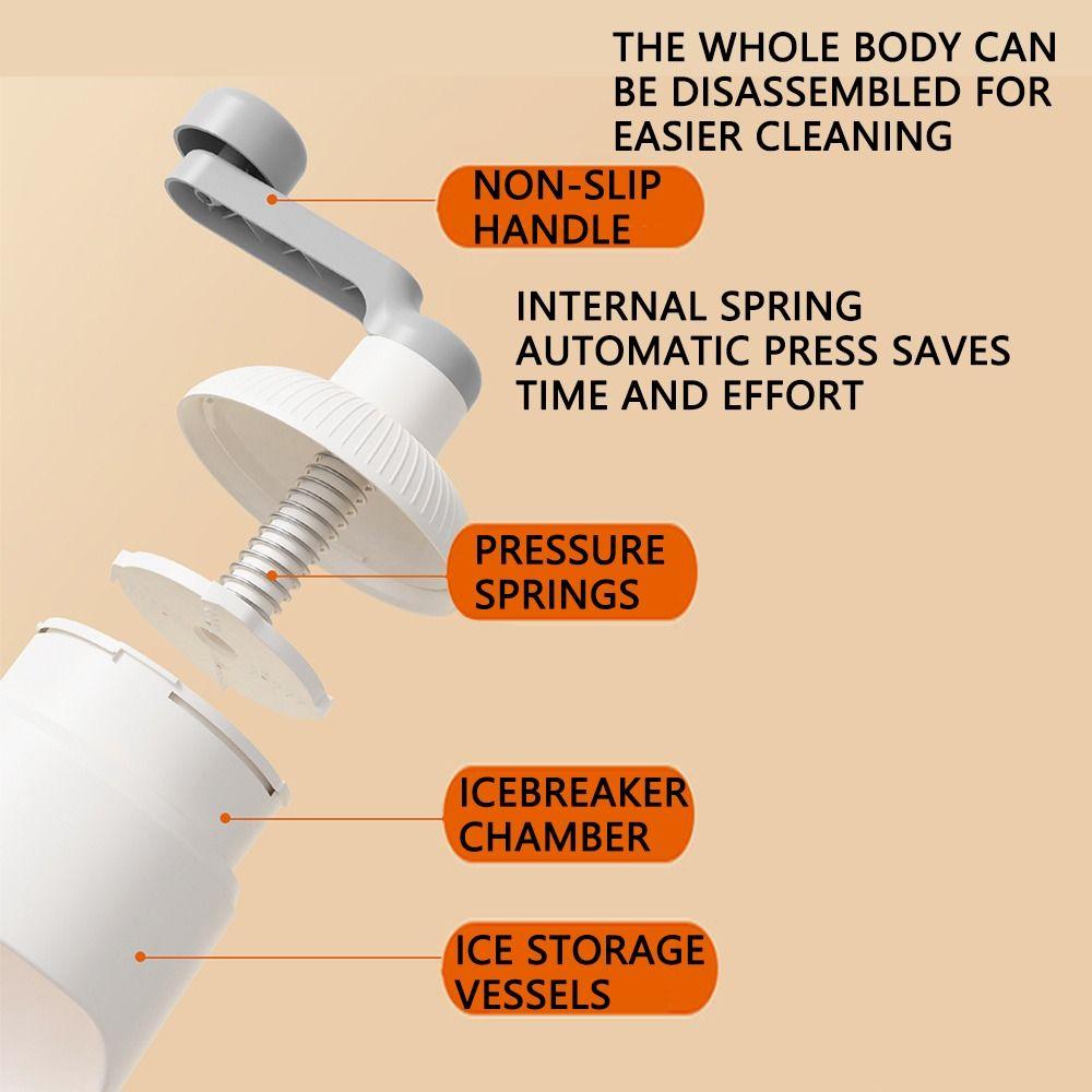 Hand Crank Manual Shaved Ice Machine Manual Hand Ice Breaker  Ice Cream Tools