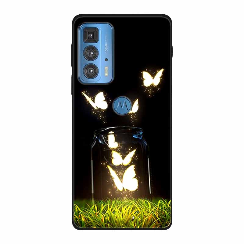 Dla Motorola Moto Edge 20 Pro Lite 5G Case odporny na wstrząsy miękki silikon TPU tylna pokrywa dla Moto Edge20 Fusion Pro etui na telefony śliczne