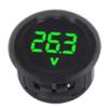 Round Panel Voltage Meter LED Digital Display Car Voltage Gauge Waterproof Voltmeter Volt Detector Tester