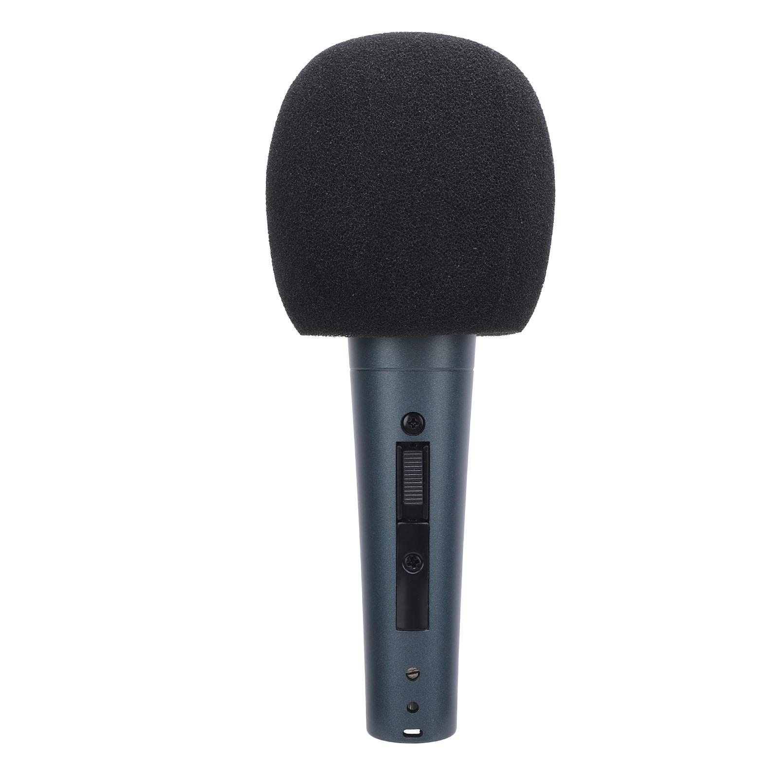 

Wired Dynamic Microphone Moving Coil Dynamic Cardioid Handheld Microphone Set for Active Speakers Mixers Amplifiers Cyan синий